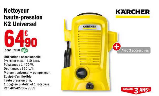 nettoyeur haute-pression k2 universel kärcher
