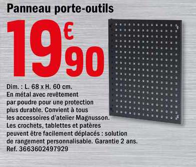 panneau porte-outils