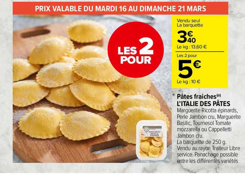 pâtes fraiches l'italie des pâtes