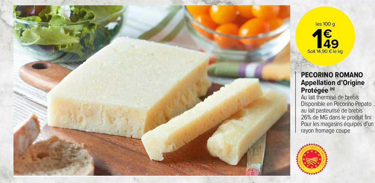 pecorino romano appellation d'origine protégée