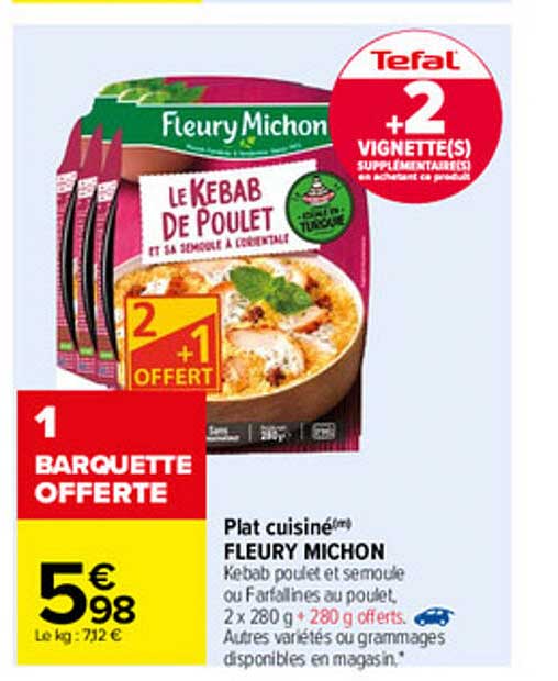 plat cuisiné fleury michon
