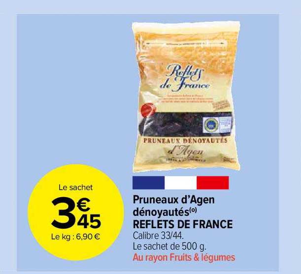 pruneaux d'agen dénoyautés reflets de france