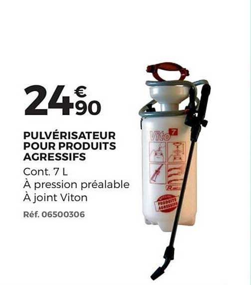 pulvérisateur pour produits agressifs