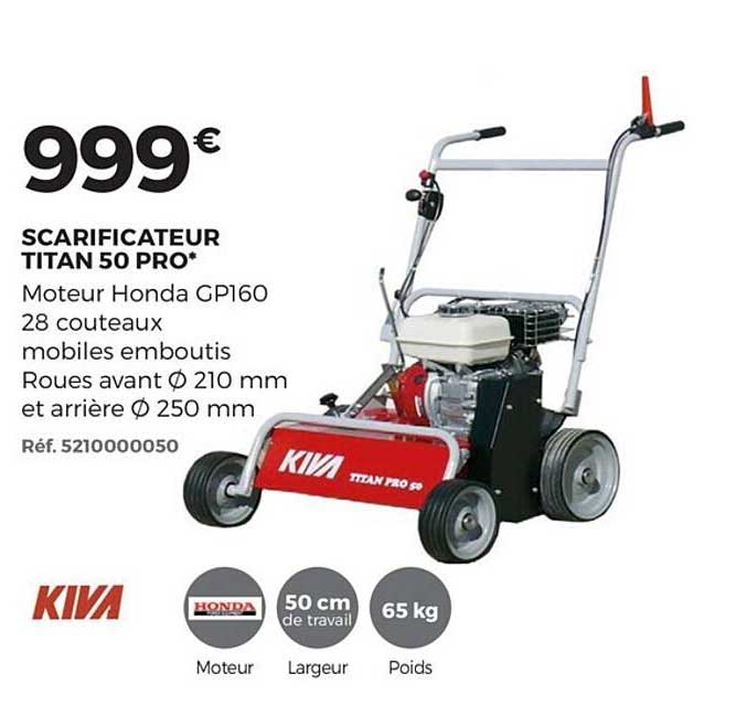scarificateur titan 50 pro kiva