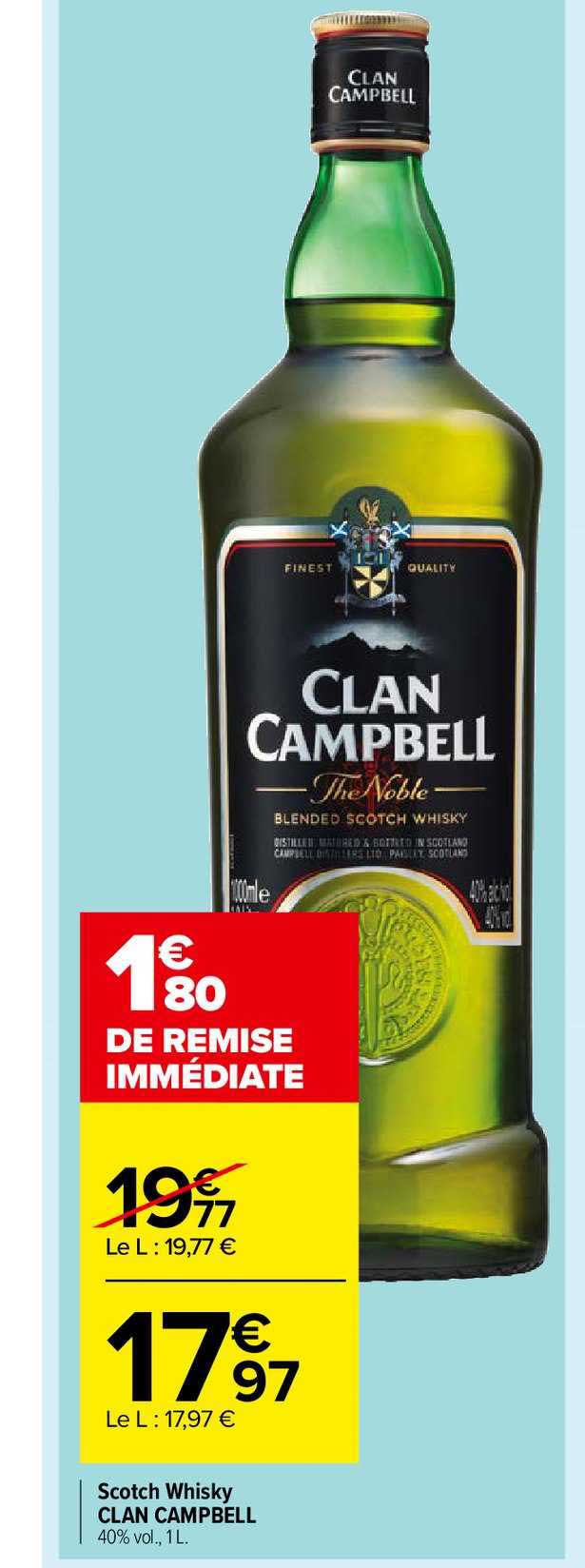 scotch whisky clan campbell