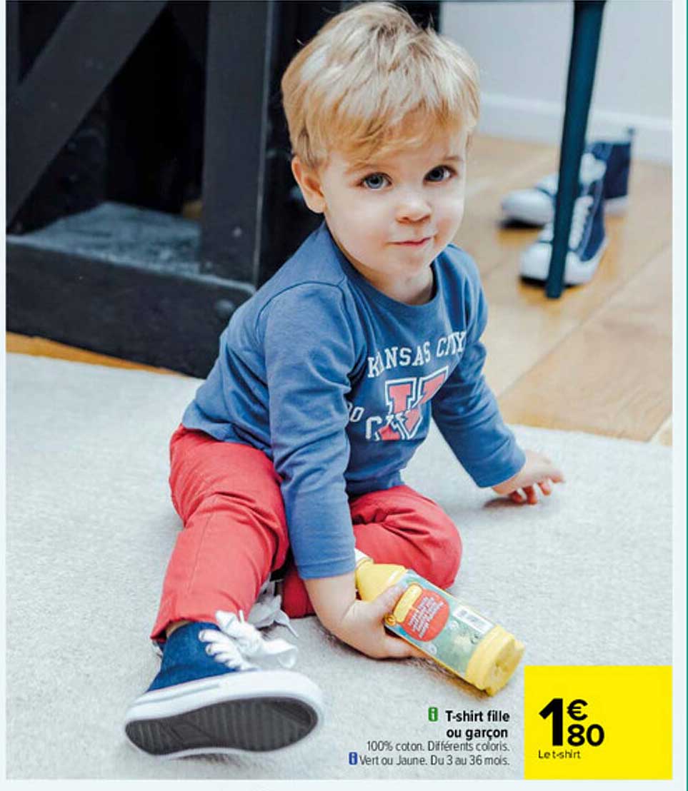 t-shirt fille ou garçon