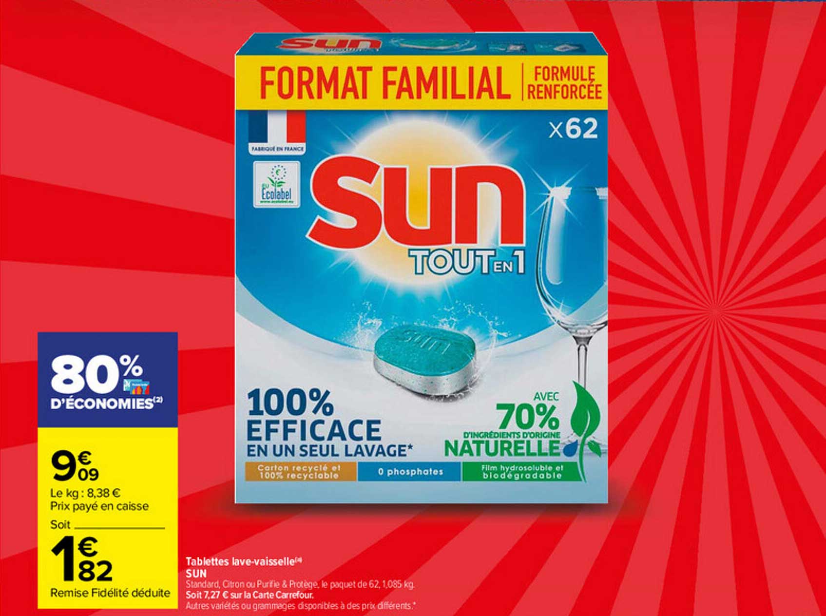 tablettes lave-vaisselle sun