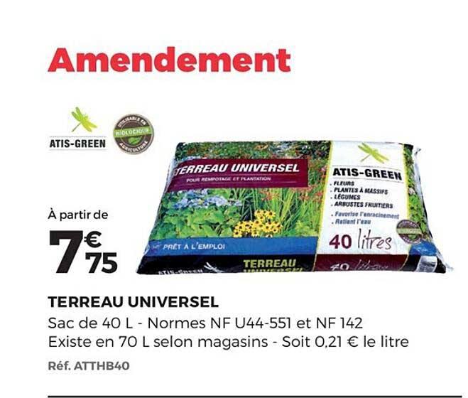 Terreau Universel Atis Green