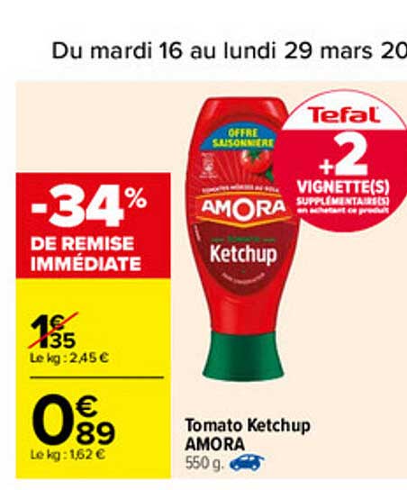 tomato ketchup amora