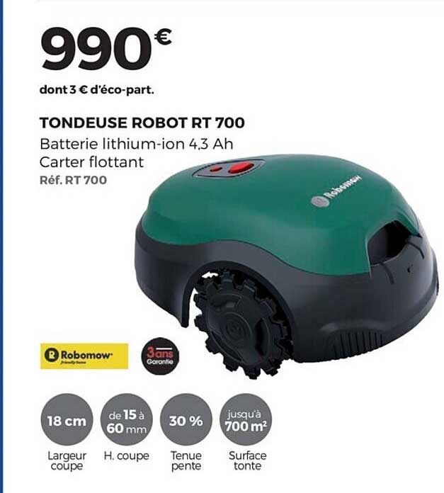 Tondeuse Robot Rt 700 Robomow