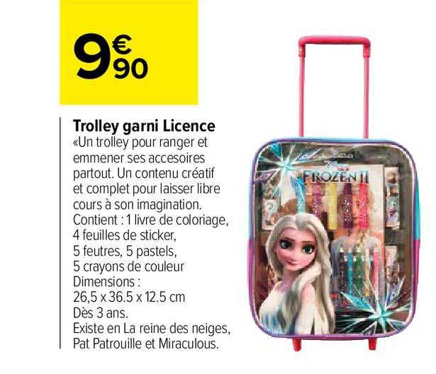 Trolley Garni Licence
