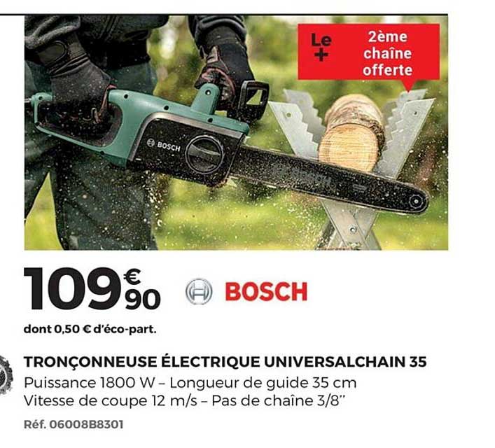 tronçonneuse électrique universalchain 35 boch
