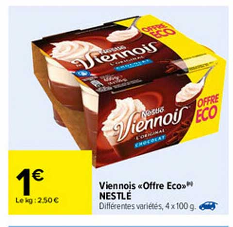 Viennois «offre Eco» Nestlé
