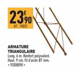 armature triangulaire