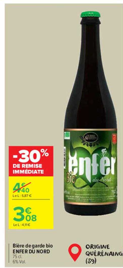 bière de garde bio enfer du nord