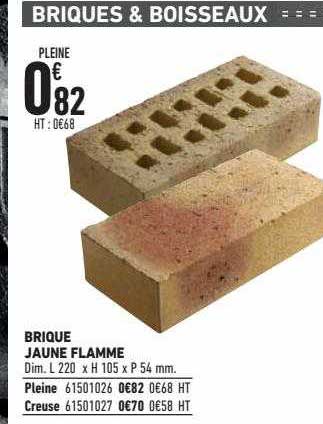 Brique Jaune Flamme