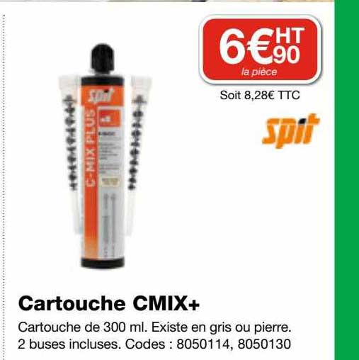 cartouche cmix+ spit
