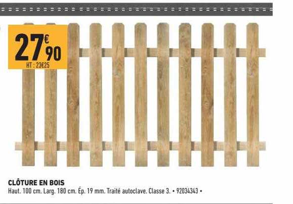 Clôture En Bois