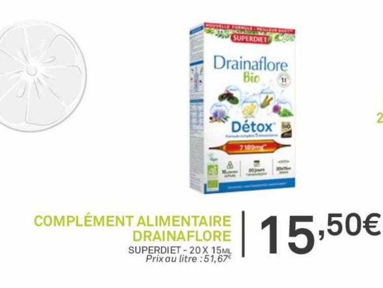 Complément Alimentaire Drainaflore