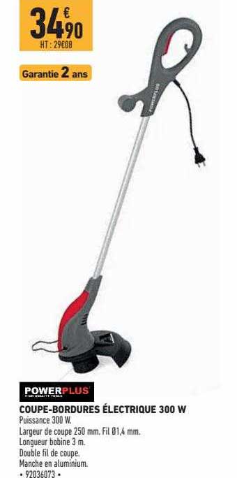 coupe-bordures électrique 300 w powerplus