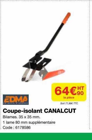 coupe-isolant canalcut edma
