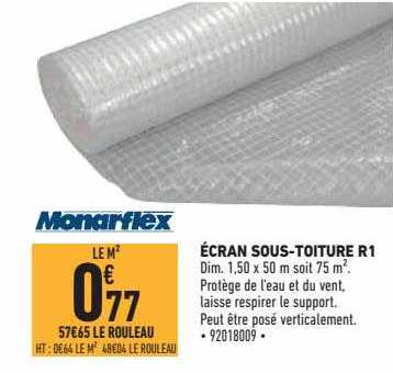 écran sous-toiture r1 monarflex