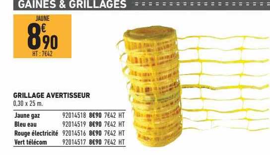 grillage avertisseur