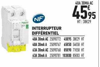 interrupteur différentiel