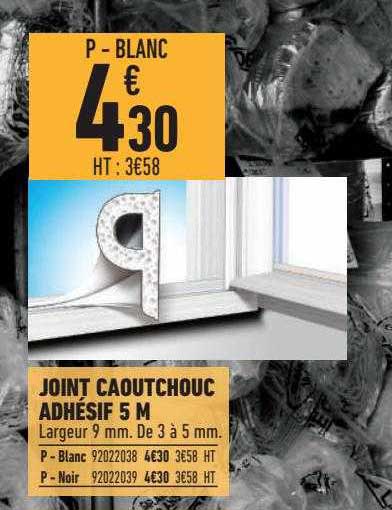 Joint Caoutchouc Adhésif 5 M