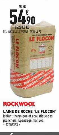 laine de roche "le flocon"