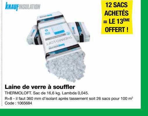 laine de verre à souffler knauf insulation