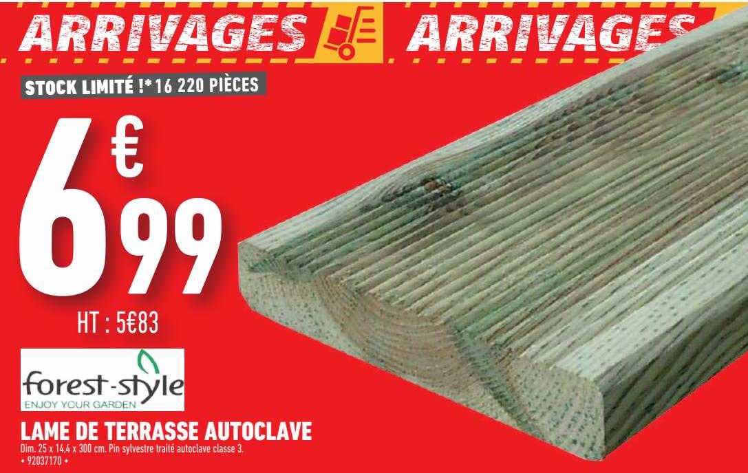 Lame De Terrasse Autoclave