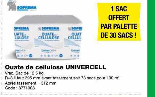 ouate de cellulose univercell soprema