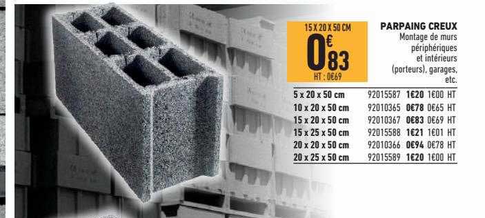 parpaing creux