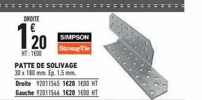 patte de solivage simpson