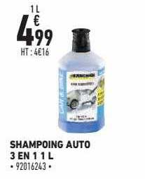 Shampoing Auto 3 En 1 1 L