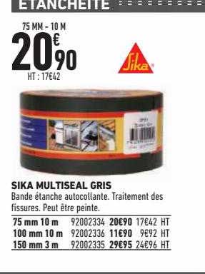 sika multiseal gris