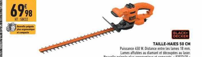 Taille-haies 50 Cm Black+decker