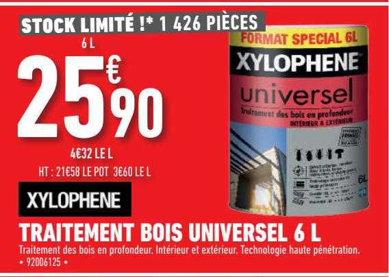 Traitement Bois Universel 6l Xylophène