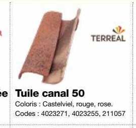 tuile canal 50 terreal