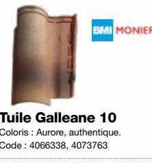 tuile galleane 10 bmi monier