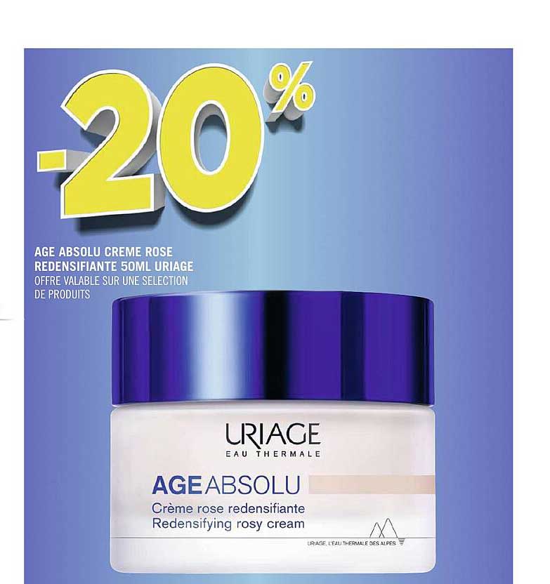 âge Absolu Crème Rose Redensifiante 50ml Uriage