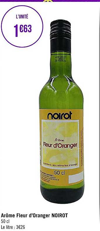 arôme fleur d'oranger noirot