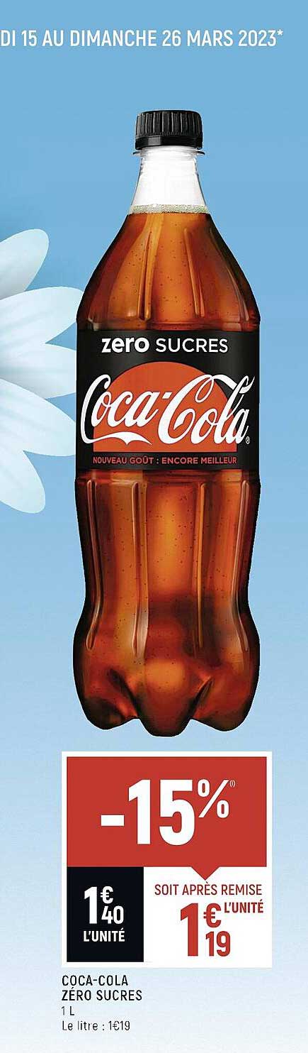 coca-cola zéro sucres