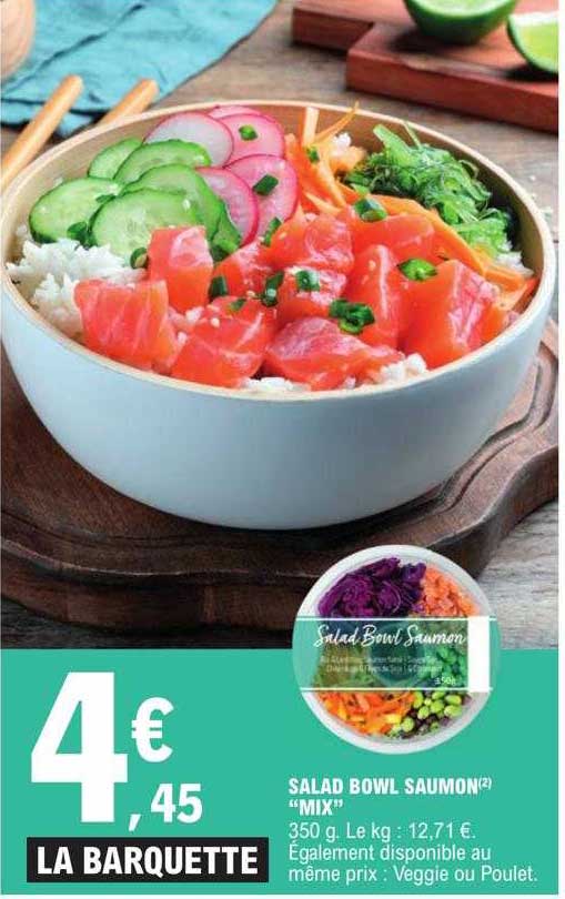 salad bowl saumon "mix"