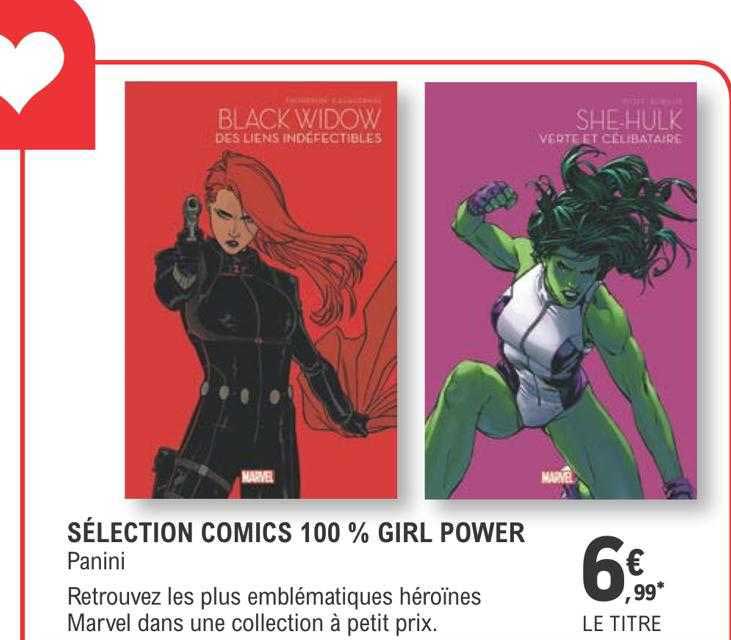 sélection comics 100% girl power