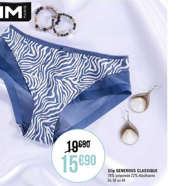 Slip Generous Classique Dim Paris