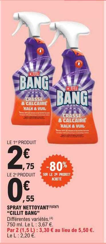 spray nettoyant "cillit bang"