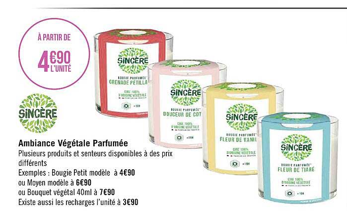 ambiance végétale parfumée sincère