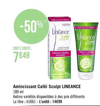 amincissant caféi sculpt linéance